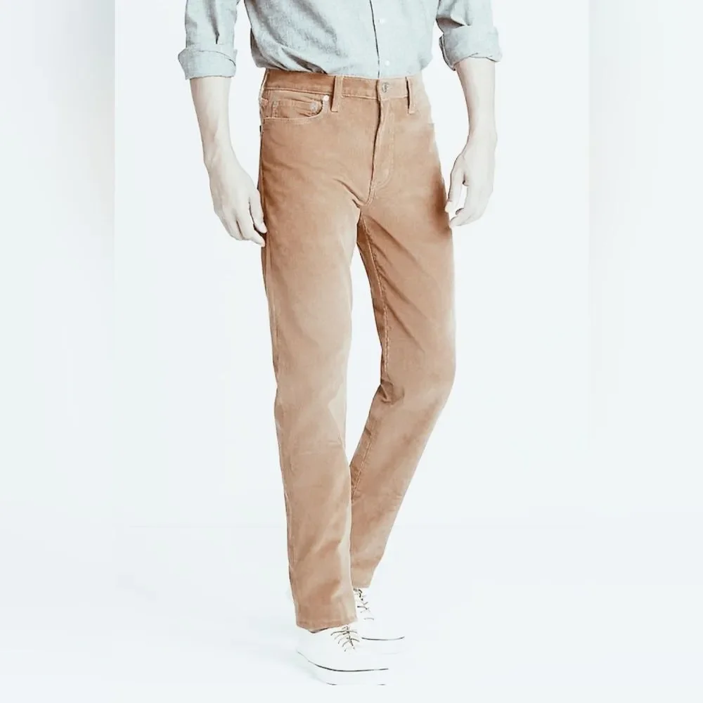 Lands' End Men's Traditional Fit Comfort-First Washed Corduroy Pants, Sz 34